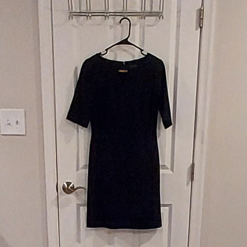 Dark Navy Tahari Arthur Levine Dress, Size 4
